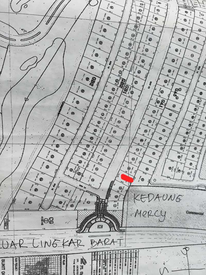 Dijual Tanah di Raya Bukit Golf Internasional Citraland Surabaya Barat - Image 1