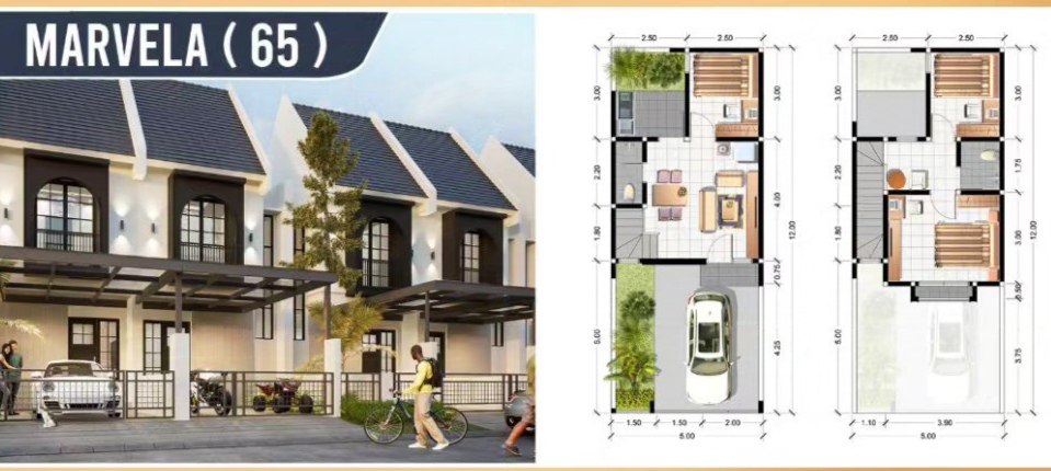 Dijual Rumah Baru Nyaman dan Strategis di De Naila Park Tahap II Gresik - Thumbnail 4