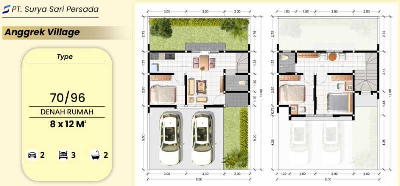 Dijual Rumah Baru Nyaman dan Strategis di Anggrek Village Juanda Sidoarjo - Thumbnail 3