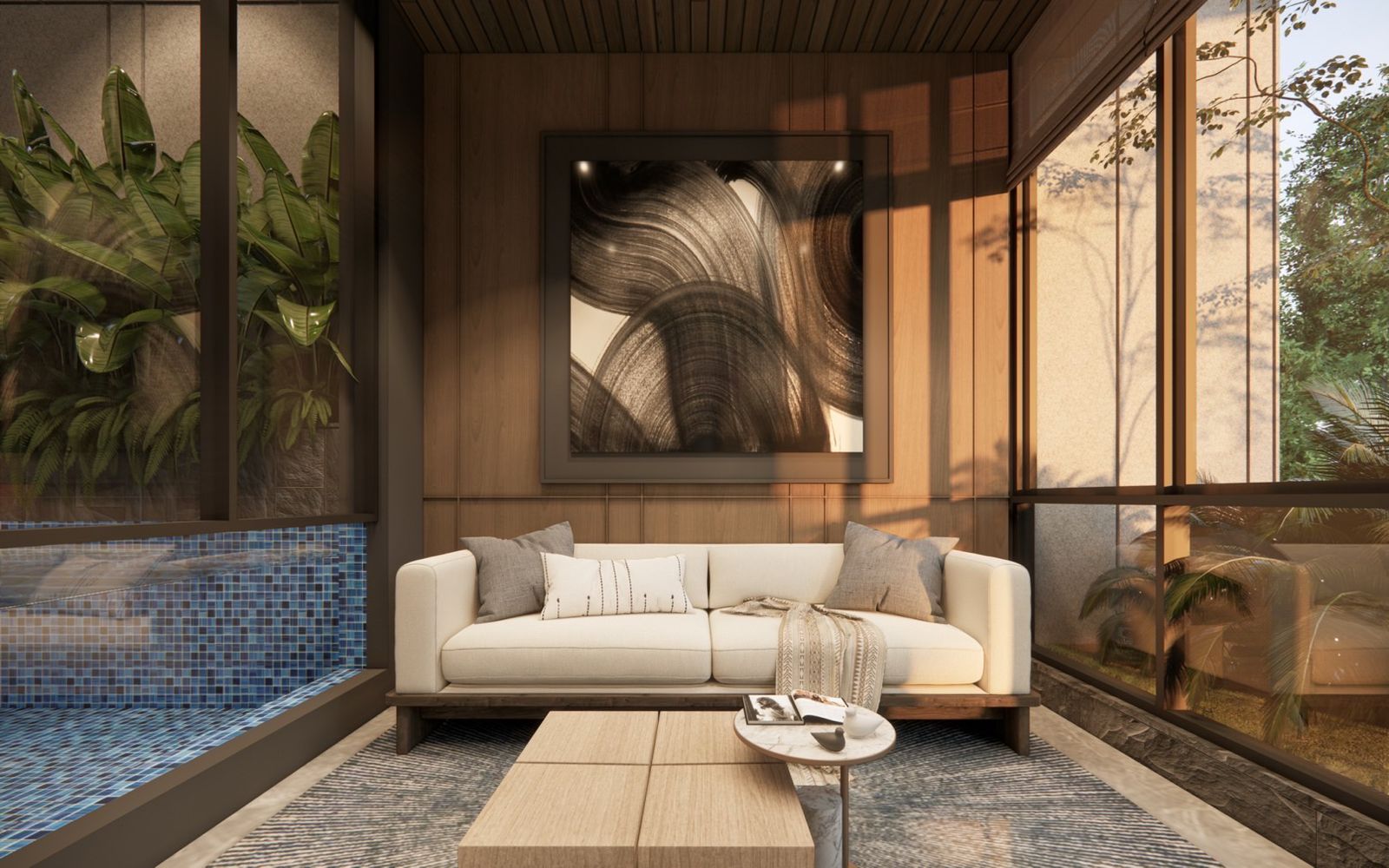 Dijual Rumah Modern Minimalis Tropis Di Bukit Golf Citraland Surabaya Barat - Thumbnail 2