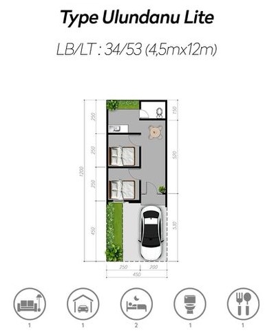 Dijual Rumah Modern Minimalis di Green Lake Natural Living Surabaya - Thumbnail 3