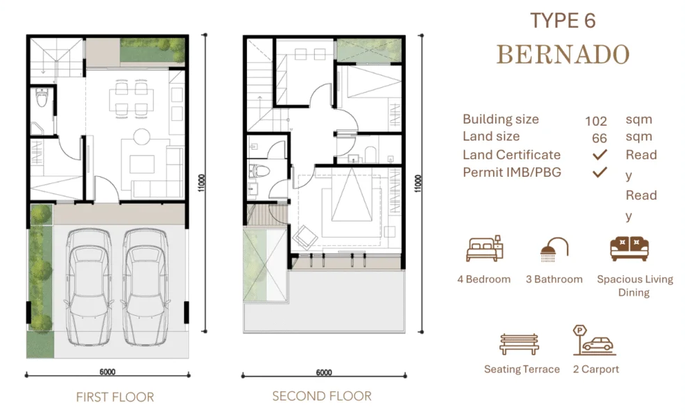 Dijual Rumah Baru Mewah di Darmo Graha Residence Surabaya - Thumbnail 2