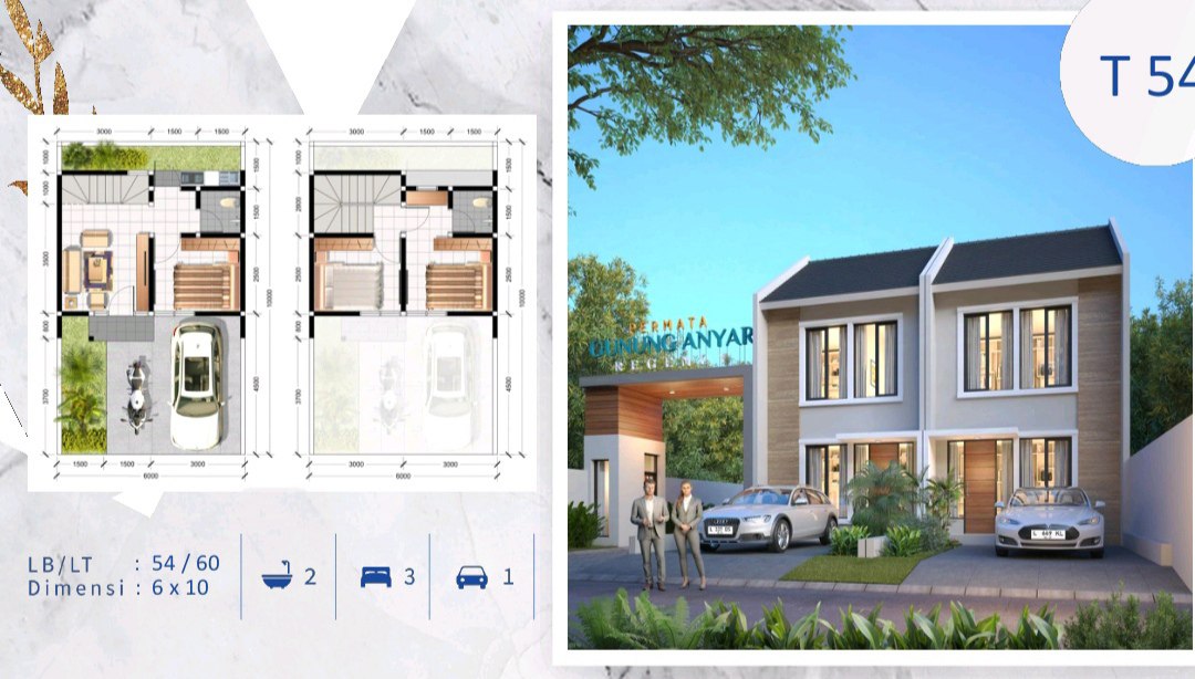 Dijual Rumah Baru Bagus dan Eksklusif di Permata Gunung Anyar Surabaya Timur - Image 1