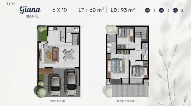 Dijual Rumah Baru Eksklusif di Northwest Cluster Northwest Garden Citraland Surabaya Barat - Thumbnail 2