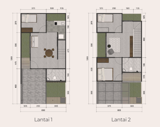Dijual Rumah Baru Modern di Jade Hamlet Cluster Hazel Gresik - Thumbnail 2