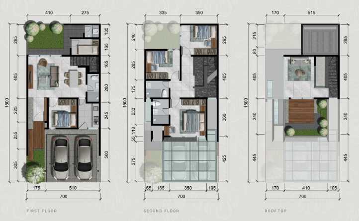 Dijual Rumah Baru Elegan di Cluster Dempsey Hill Citraland Northwest Surabaya Barat - Thumbnail 2