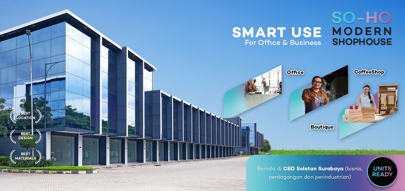 Dijual Ruko Baru Pusat Kota di Fortune Business & Industrial Park Sidoarjo - Image 1