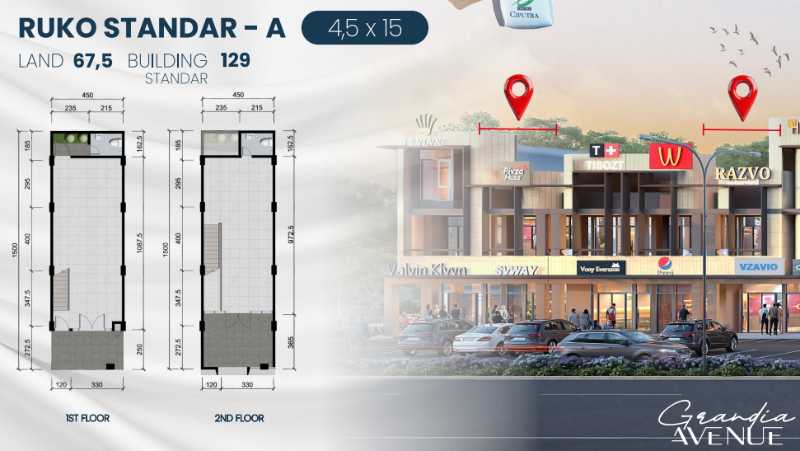 Dijual Ruko Baru Area Komersial Premium di Grandia Avenue Citraland Northwest Surabaya Barat - Thumbnail 5