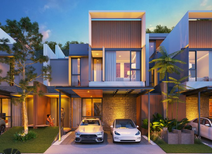 Dijual Rumah Baru Desain Modern di Cluster Dempsey Hill Citraland Northwest Surabaya Barat - Image 1