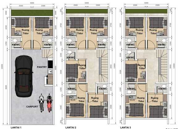 Dijual Rumah Kost Baru Dekat Kampus di Calliodra Co-Living Surabaya Timur - Thumbnail 2