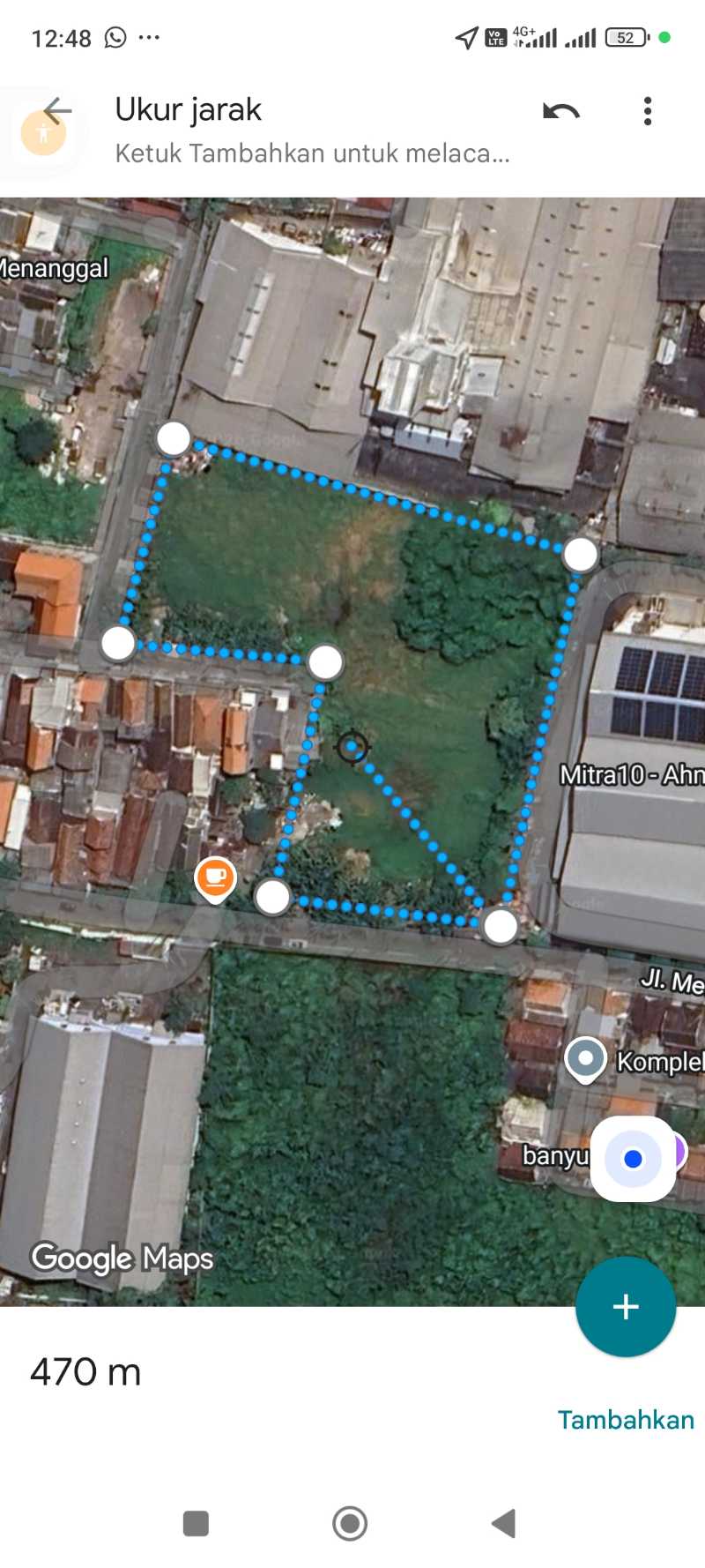 Disewakan Tanah Luas 7.800m² Menanggal Dekat Raya Ahmad Yani Surabaya Selatan - Thumbnail 2