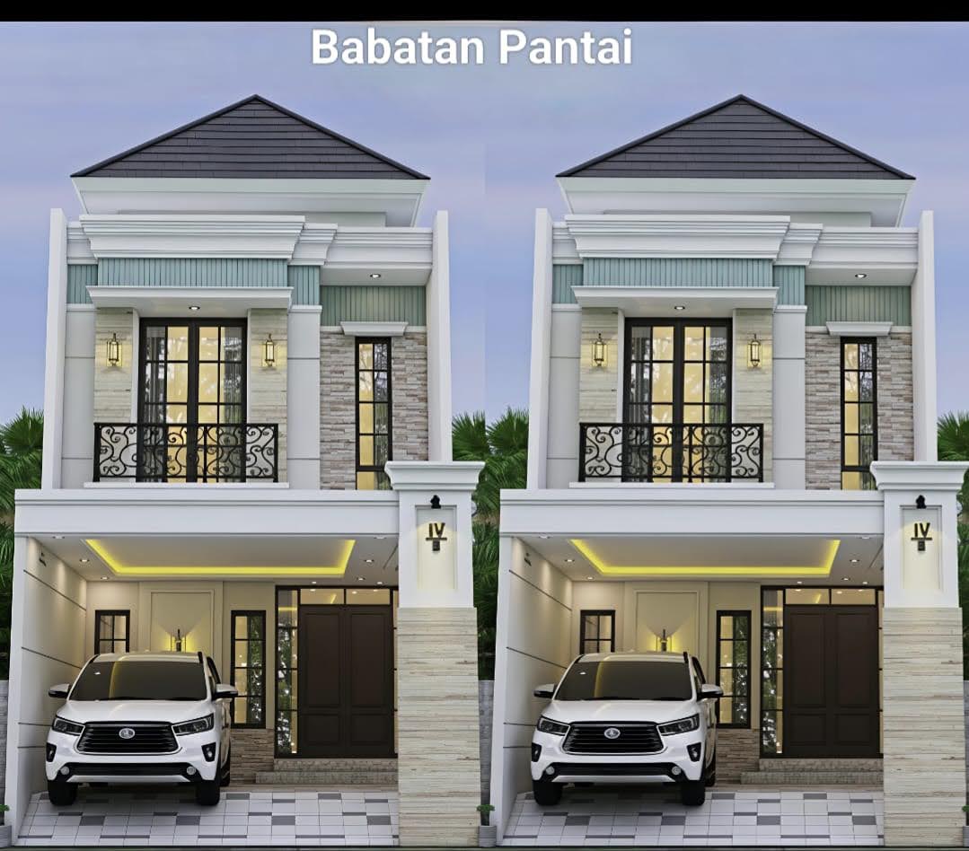 Dijual Rumah Strategis New American Classic di Babatan Pantai Surabaya Timur - Image 1