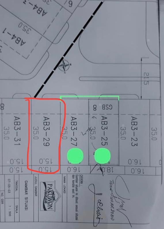 Dijual Cepat Tanah Strategis di Imperial Golf Pakuwon Indah Surabaya Barat - Image 1