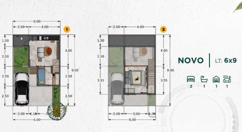 Dijual Rumah Baru Modern Minimalis di The Hamlet Surabaya Timur - Thumbnail 2