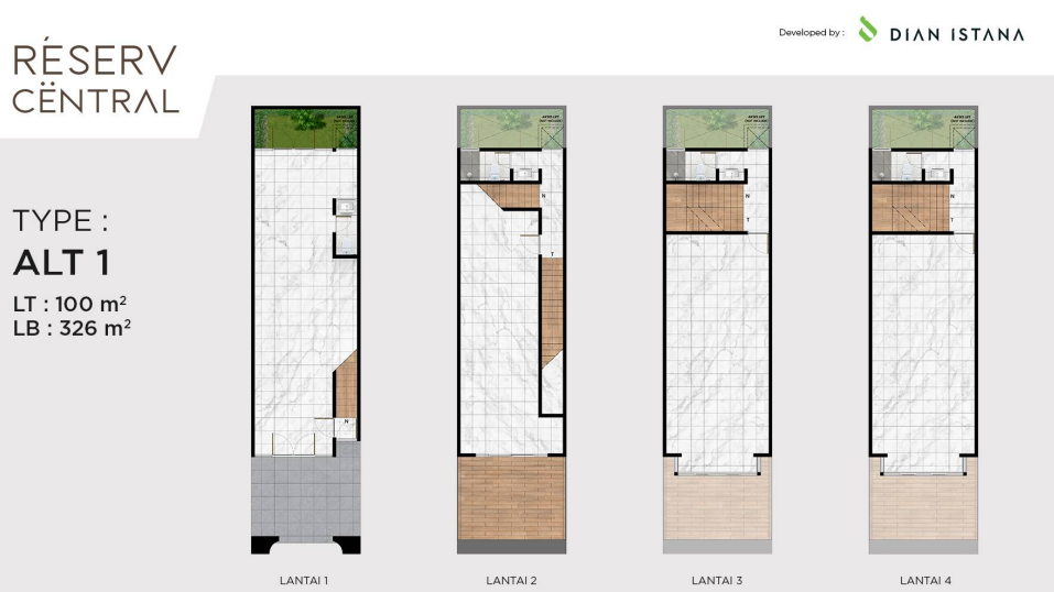 Dijual Ruko Baru Kawasan Strategis di Reserv Central by Dian Istana Surabaya Barat - Thumbnail 2