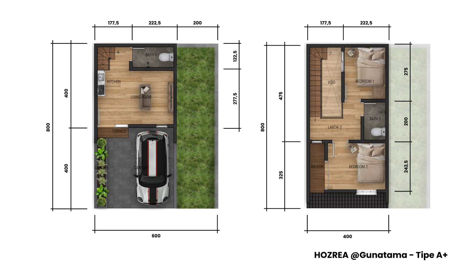 Dijual Rumah Baru Aesthetic Ala Korea di Hozrea Surabaya Timur - Thumbnail 2