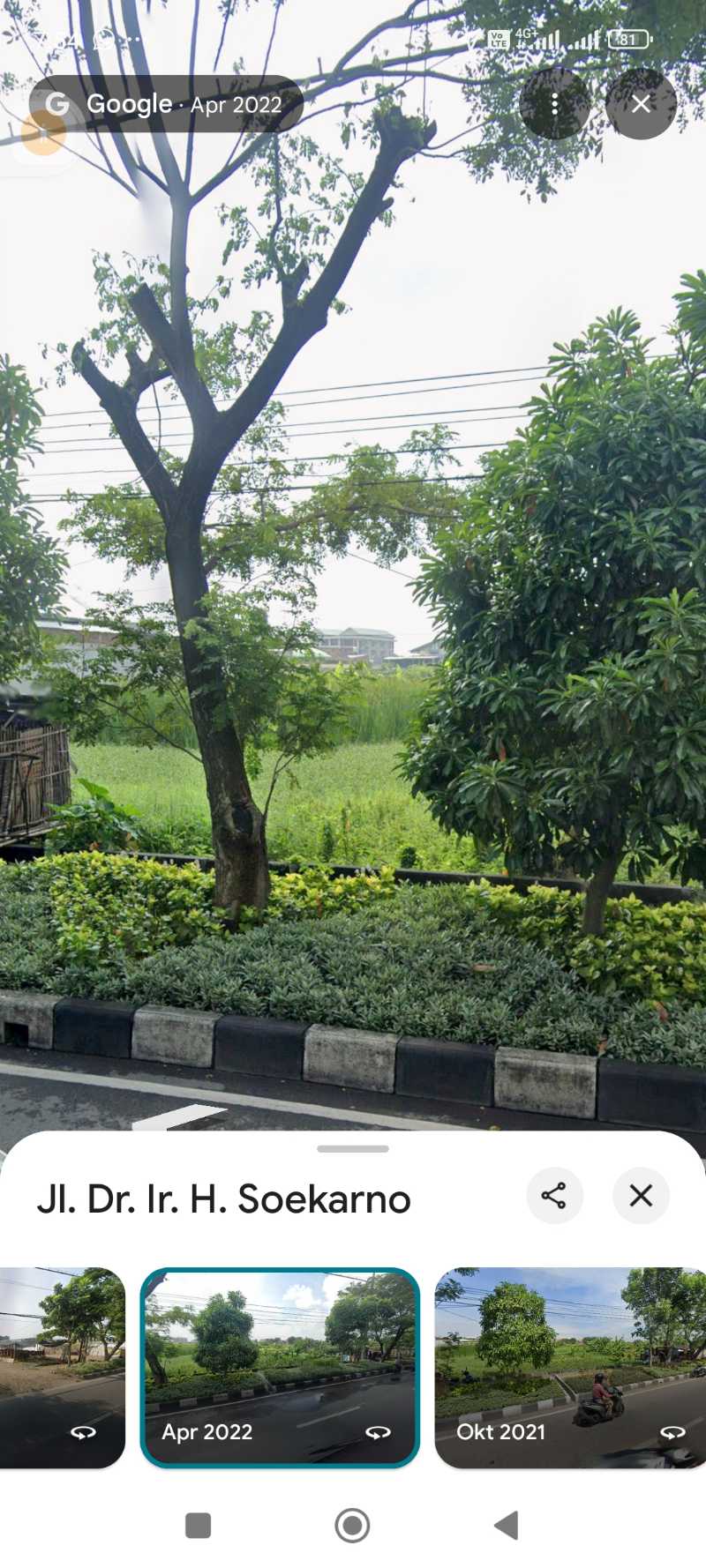 Dijual Tanah Komersial Strategis di Raya Ir. Soekarno / Merr Surabaya Timur - Image 1