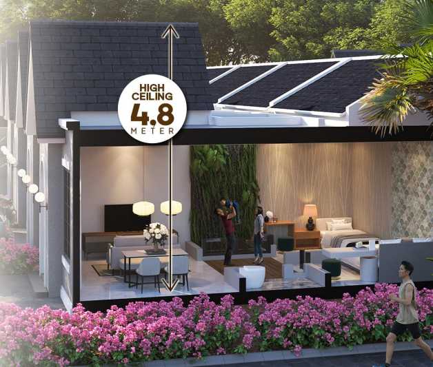 Dijual Rumah Baru Posisi Hook di South Houston Mansion Nine Surabaya Barat - Thumbnail 2