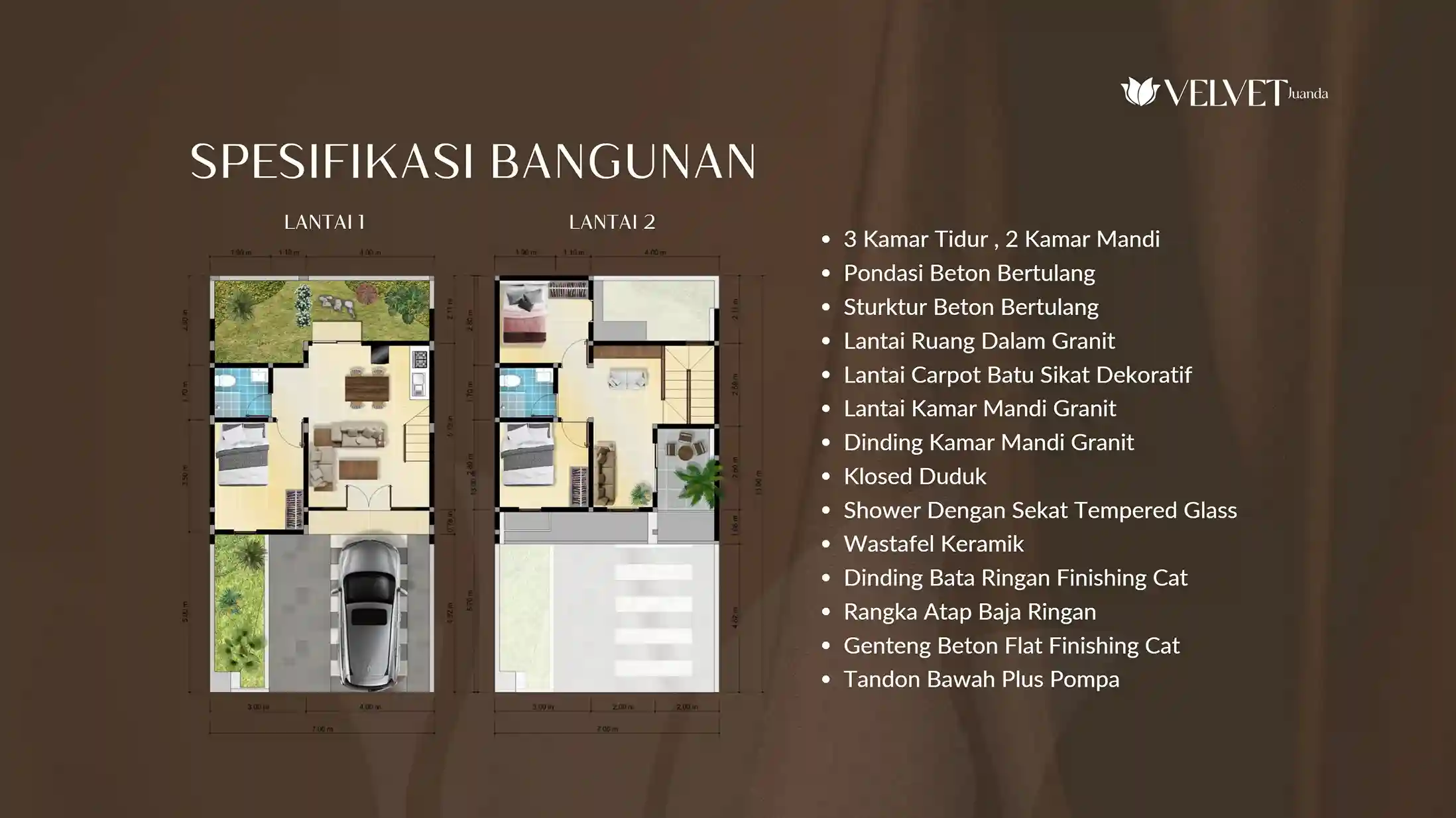 Dijual Rumah Baru Modern Strategis di Wilayah Velvet Juanda Sidoarjo - Thumbnail 2