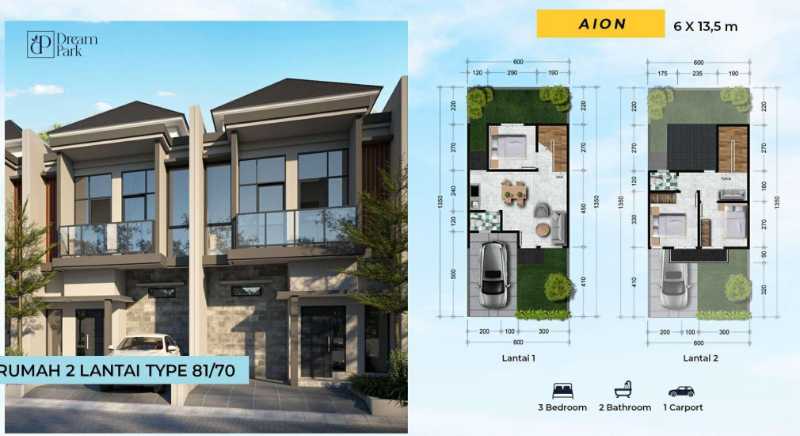 Dijual Rumah Baru Lokasi Strategis di Dream Park Sidoarjo - Thumbnail 2