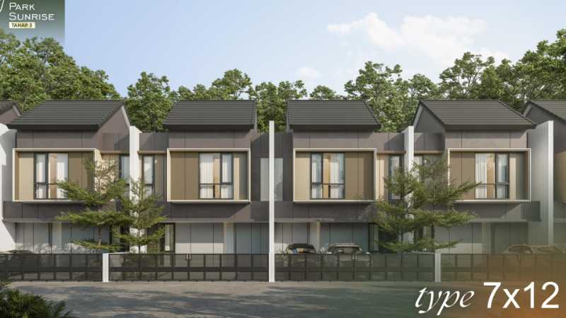 Dijual Rumah Baru Double Fasad di Park Sunrise Tahap III Surabaya Timur - Image 1