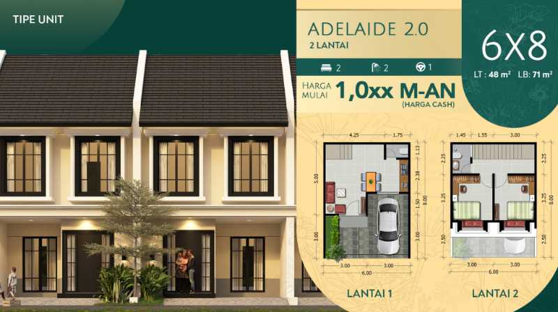 Dijual Rumah Baru Lokasi Strategis di Regency One Eastpoint Tahap II Surabaya Timur - Image 1