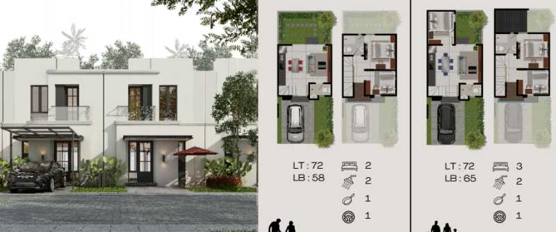 Dijual Rumah Baru Premium di Cluster Belleza Royal Residence Via Familia Gresik - Thumbnail 2