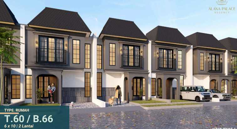 Dijual Rumah Baru Strategis Dua Lantai di Alana Palace Regency Surabaya Timur - Image 1