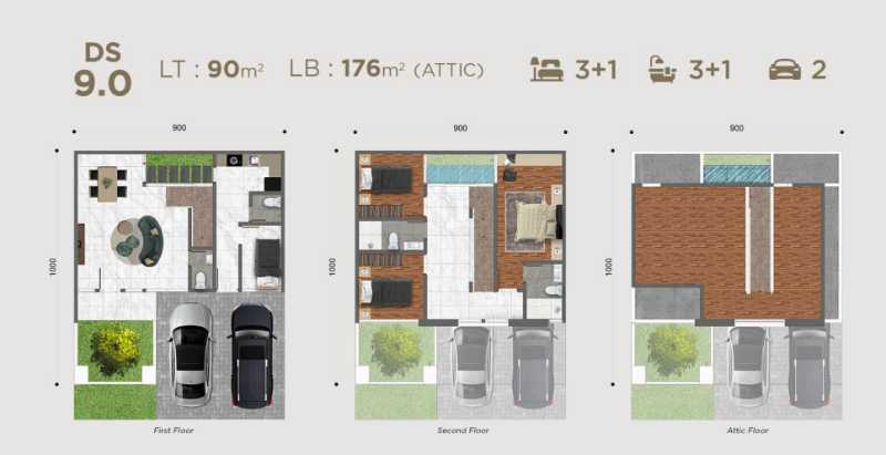 Dijual Rumah Baru Eksklusif di The White House Extension by Dian Istana Surabaya Barat - Thumbnail 2