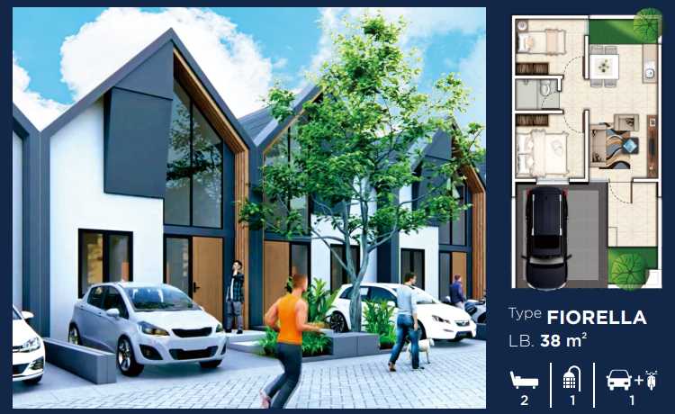 Dijual Rumah Baru Dekat Dengan Bandara di The Linnea Deltasari Sidoarjo - Thumbnail 2