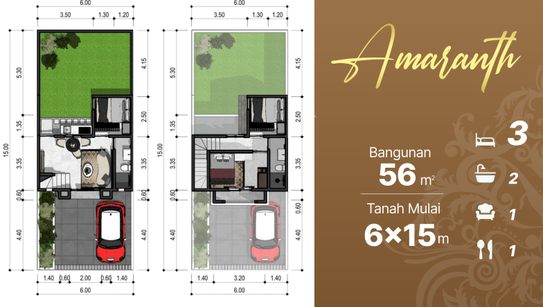 Dijual Rumah Baru Posisi Hook di Banjar Mukti Residence Sidoarjo - Thumbnail 2