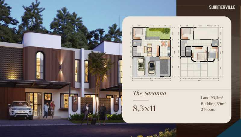 Dijual Rumah Baru Murah Nyaman di Summerville Sidoarjo - Thumbnail 2