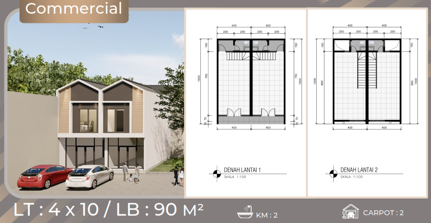 Dijual Ruko Baru Area Strategis di Kencana Residence III Surabaya Timur - Thumbnail 2