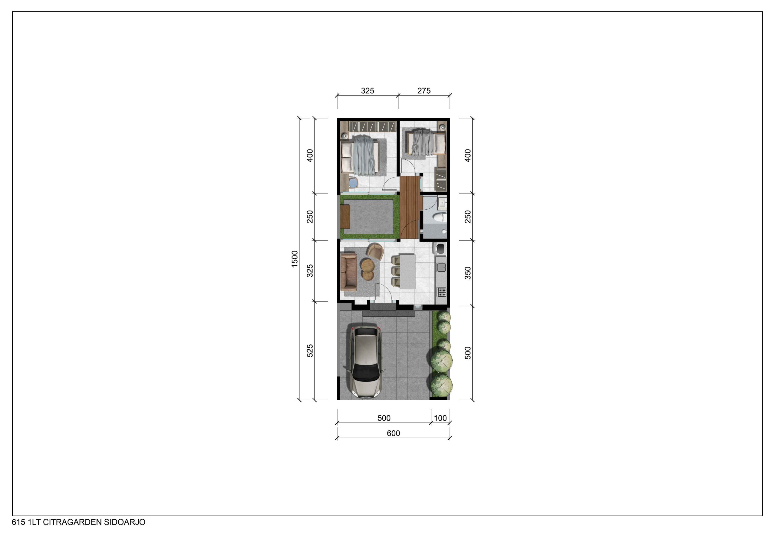 Dijual Rumah Baru Premium di Citra Garden Cluster Lake View Sidoarjo - Thumbnail 2