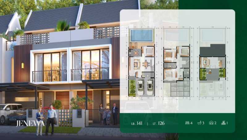 Dijual rumah baru modern premium di kawasan Safira Gold Mansion, Sukodono Sidoarjo - Thumbnail 2