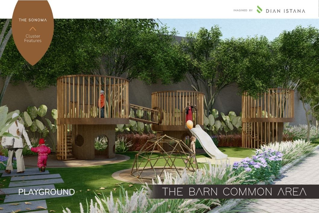 Dijual Rumah Baru Mewah Style California di Dian Istana Cluster Park Avenue Extension Surabaya Barat - Thumbnail 3