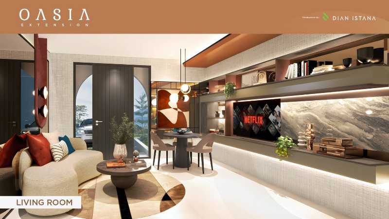 Dijual Rumah Baru Premium Berkonsep Oasis di Dian Istana Cluster Oasia Surabaya Barat - Thumbnail 3