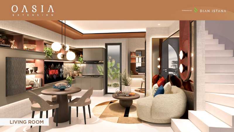 Dijual Rumah Baru Premium Berkonsep Oasis di Dian Istana Cluster Oasia Surabaya Barat - Thumbnail 4